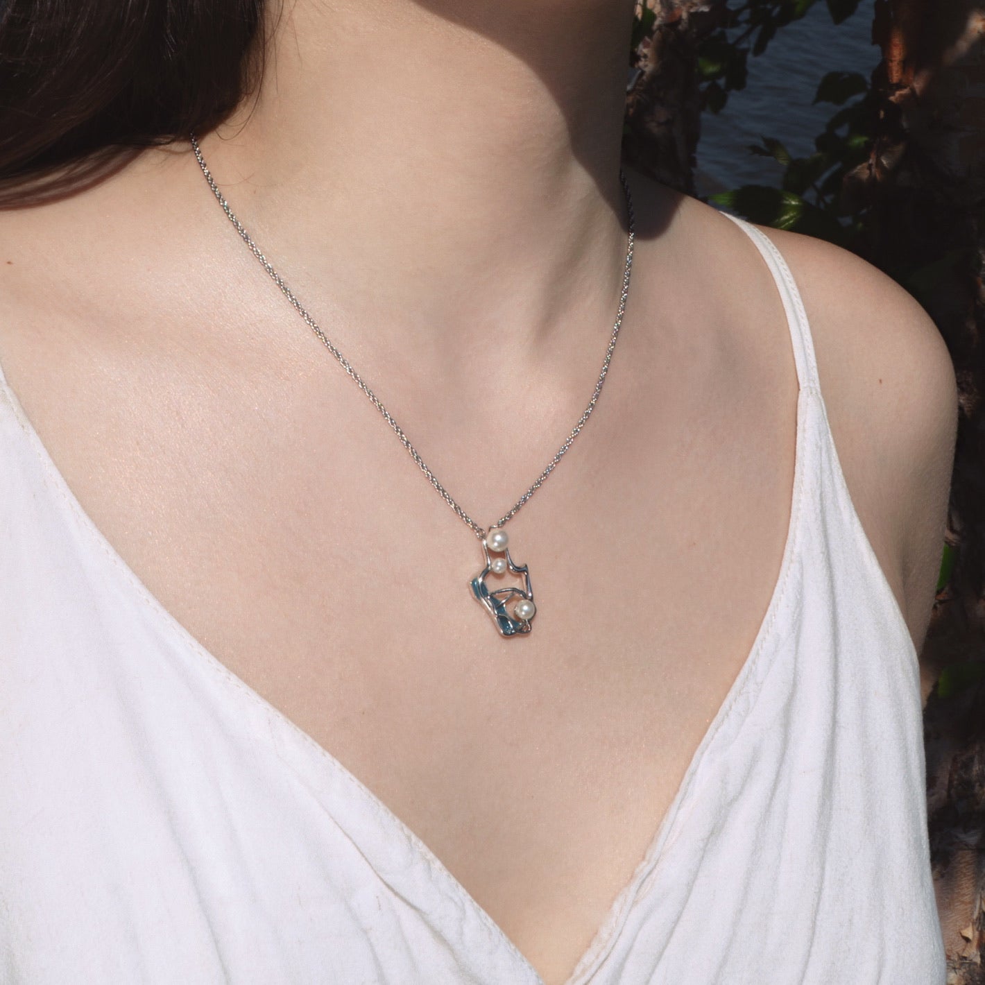 GUANYIN Vase Necklace