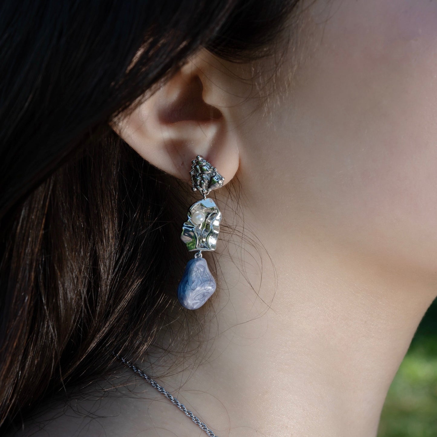 Panoramic View of the Mountains Earrings